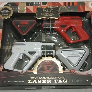 FAO Schwarz Red and White Laser Tag Set